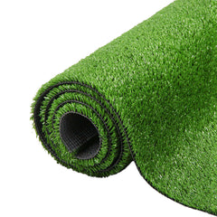 Prime Turf Artificial Grass 2mx5m 10mm Synthetic Fake Lawn Turf Plant Plastic Olive