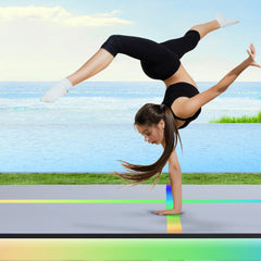 Everfit 4X1X0.2M Air Track Inflatable Tumbling Mat Gymnastics Yoga Mat