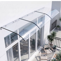 Instahut Window Door Awning 0.4mx3m Transparent