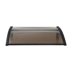 Instahut Window Door Awning 0.8mx1m Brown