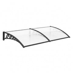 Instahut Window Door Awning 0.8mx2m Transparent