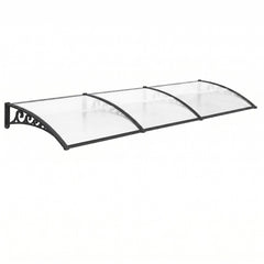 Instahut Window Door Awning 0.8mx3m Transparent