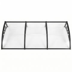 Instahut Window Door Awning 0.8mx3m Transparent