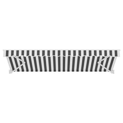 Instahut Retractable Folding Arm Awning Manual Sunshade 5Mx3M Grey White