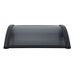 Instahut Window Awning Drainage 0.6mx0.6m Outdoor Grey