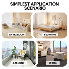 Acrylic Coffee Table Small Clear Acrylic Side Table For Coffee Drink Food Snack in Living Room Apartment Dorm One-Piece Bent End Table 50¡Á30¡Á30cm
