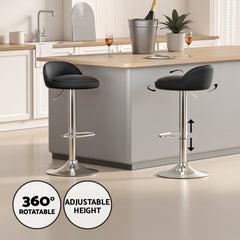 Artiss Bar Table and Stools Set Dining Desk Kitchen Chairs Cafe Pub