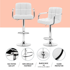 Artiss Bar Table and Stools Set Dining Desk Kitchen Chairs Cafe Pub