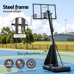 Everfit 3.05M Basketball Hoop Stand System Portable Height Adjustable Net Ring