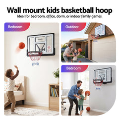 Everfit 43-Inch Wall Mount Kids Basketball Hoop Backboard Outdoor Sports