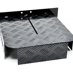 Alpen Outdoor Base Mount 2mm Thickness Aluminium Diesel Heater Fuel Tank Cover Double Side for 10L 15L Fuel Tank Black