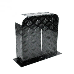 Alpen Outdoor Base Mount 2mm Thickness Aluminium Diesel Heater Fuel Tank Cover Double Side for 10L 15L Fuel Tank Black