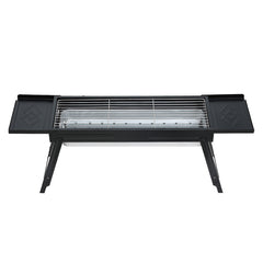 Grillz Charcoal BBQ Grill Smoker Portable Barbecue Outdoor Foldable Camping