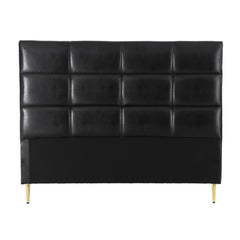 Artiss Bed Headboard Queen Bedhead PU Leather Black