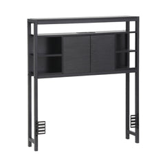 Artiss Bed Headboard King Single Storage Bedhead Charging Station Black