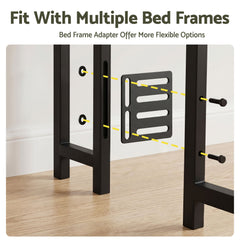 Artiss Bed Headboard Queen Storage Bedhead Charging Station Black