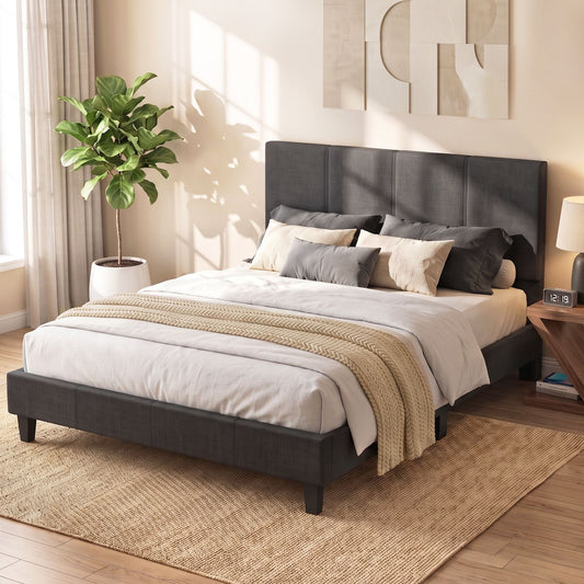Artiss Bed Frame Queen Size Charcoal NEO