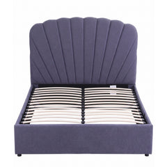 Artiss Double Bed Frame with Lift Up Storage and USB Ports Grey