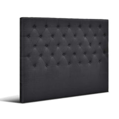 Artiss Bed Head Headboard Queen Size Fabric - CAPPI Charcoal