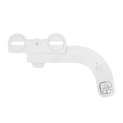 Cefito Ultra-Slim Bidet Attachment Detachable Bidet with Self-Cleaning Dual Nozzle Non-Electric Adjustable Water Pressure, Cold Water Toilet Bide
