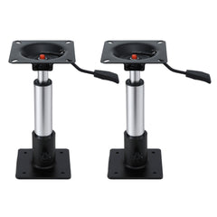 Seamanship Boat Seat Pedestal 34–46cm Adjustable Gas Lift 360 Degrees Swivel 2 Pack