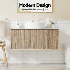 Cefito Vanity Unit 915mm with Basin Oak