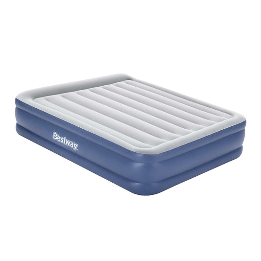Bestway Air Mattress Queen Inflatable Bed 46cm Airbed Blue