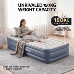 Bestway Mattress Air Bed Single Size 51CM Inflatable Camping Beds Home Outdoor
