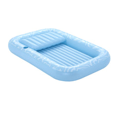 Bestway Float Floating Seat Pool Lounger Inflatable Lounge Chair Bed Pillow Cup Holder 2.03MX1.37M