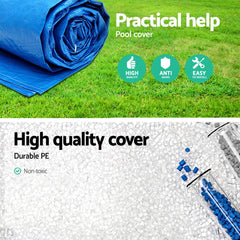 Bestway 58017 Pool Cover Fits 4x2.11m Above Ground Swimming Pool PE Blanket