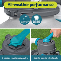 Bestway Pool Pump Sand Filter 1500GPH 5678L/H Pools Flowclear™ Filters