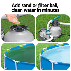 Bestway Pool Pump Sand Filter 2200GPH 8327L/H Pools Flowclear Filters