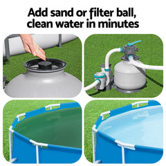 Bestway Pool Pump Sand Filter 3000GPH 11355L/H Pools Flowclear™ Filters