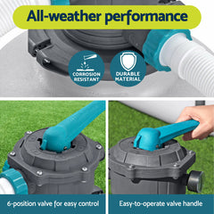 Bestway Pool Pump Sand Filter 3000GPH 11355L/H Pools Flowclear™ Filters