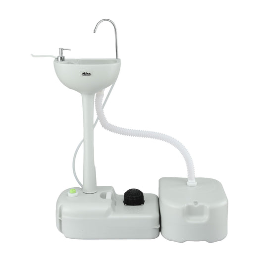 Weisshorn Camping Basin Portable Hand Wash Sink Stand 43L Capacity