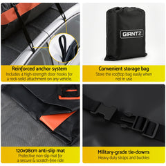 Giantz RoofTop Cargo Bag Car Luggage Carrier Universal 15 Cubic Ft