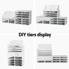 Embellir Makeup Organizer Acrylic Cosmetic Organizer Storage Box Jewellery Holder