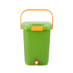Gardeon 20L Kitchen Compost Bin Food Waste Caddy Drain Tap Green