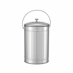 Gardeon Compost Bin Kitchen Countertop Food Waste Caddy 6L Silver
