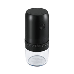 Devanti Electric Coffee Grinder USB-C Rechargeable Portable Coffee Bean Grinder with 40 Precise Grind Settings | Automatic Spice Nut Pepper Grinder Mill with Cleaning Brush & Ground Coffee Container for Home Office Camping Travel, Black