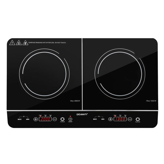 Devanti Portable Induction Cooktop 60cm Portable Cooker 15A Plug