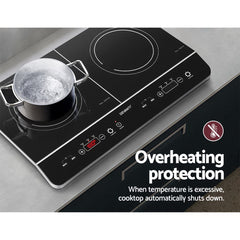 Devanti Portable Induction Cooktop 60cm Portable Cooker 15A Plug