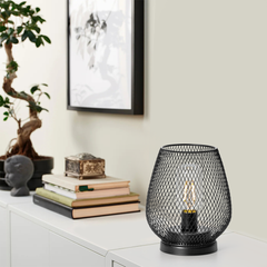 0.5W Metal Cage Light Set of 2 Cordless LED Table Lamp 3 Battery Powered with Soft Warm Light for Indoor Table Decor and Outdoor Weddings Parties Patio Events