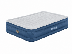 Bestway 2.03m x 1.52m x 46cm Fortech Snugable Top Air Inflatable Mattress Queen Built-in AC Pump