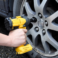 Cordless Impact Wrench Brushless High Torque Hog Ring Compatible Dewalt 18V Battery with 6 Sockets 14mm/17mm/18mm/19mm/21mm/22mm- Skin Only