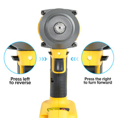 Cordless Impact Wrench Brushless High Torque Hog Ring Compatible Dewalt 18V Battery with 6 Sockets 14mm/17mm/18mm/19mm/21mm/22mm- Skin Only