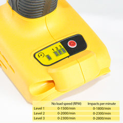 Cordless Impact Wrench Brushless High Torque Hog Ring Compatible Dewalt 18V Battery with 6 Sockets 14mm/17mm/18mm/19mm/21mm/22mm- Skin Only