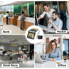 Money Counter Multifunctional Cash Counting Machine 1000 Bill/Min Dual Display With UV/MG/IR/MT/DD Counterfeit Bill Detector Multicurrency Support