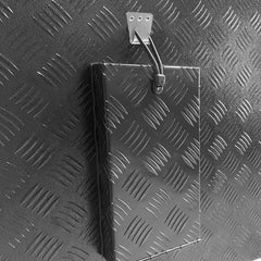 Truma Cowl Cover Black Universal Powder-Coated Aluminum External Flue Vent Spraying Console Replacement Part Fits Truma Water Heater 27x15x4cm