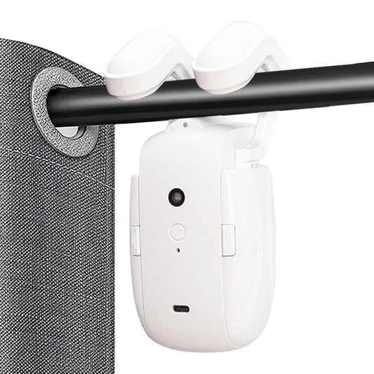3-in-1 Intelligent Automatic Curtain Opener Rechargeable Battery Operated Curtain Robot Smart Control Via App with Timer Fit for Roman Rod T/U-shaped Track